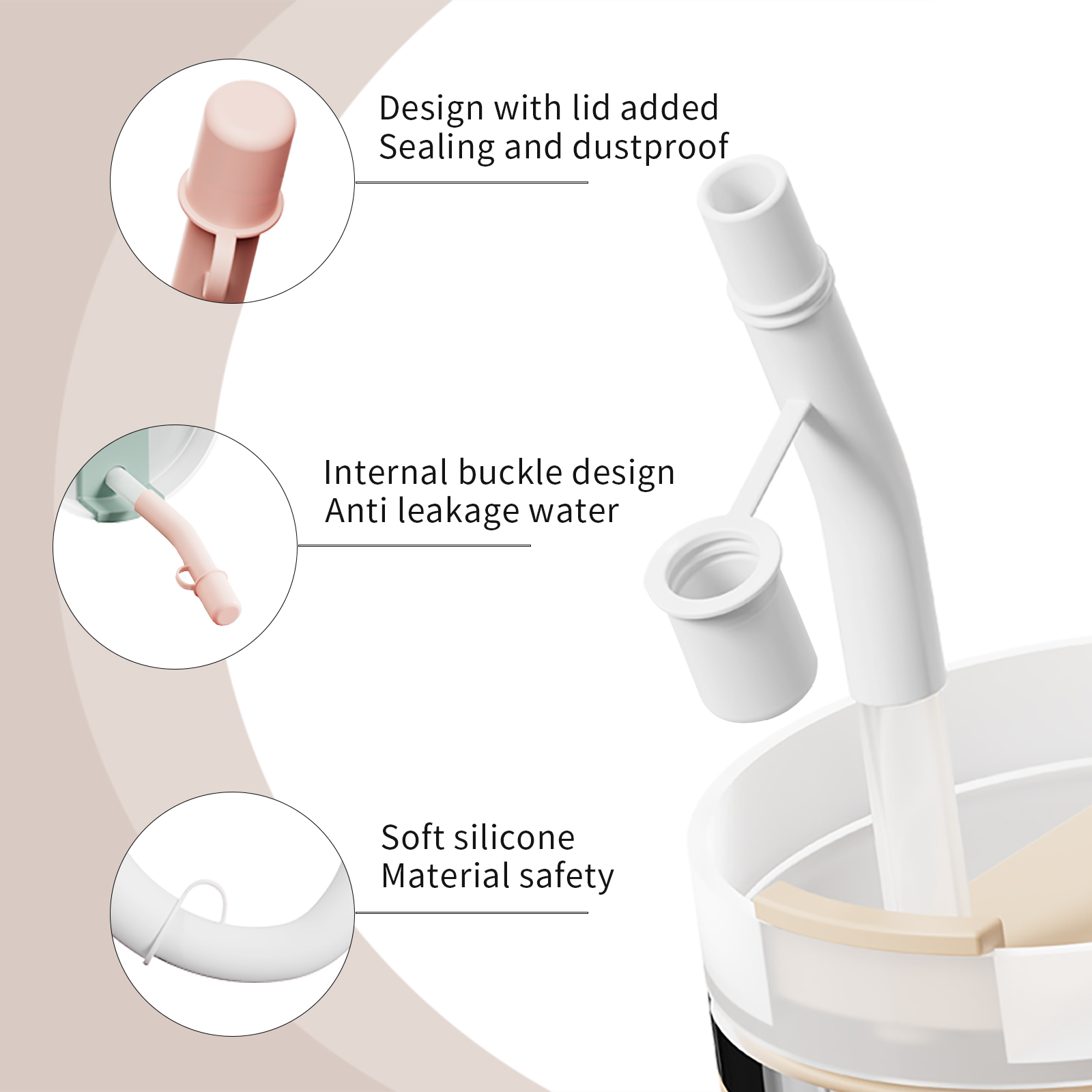 UMUST Siilicone Straw Tips,Fun - Bean Hopper Lid reseña y precio