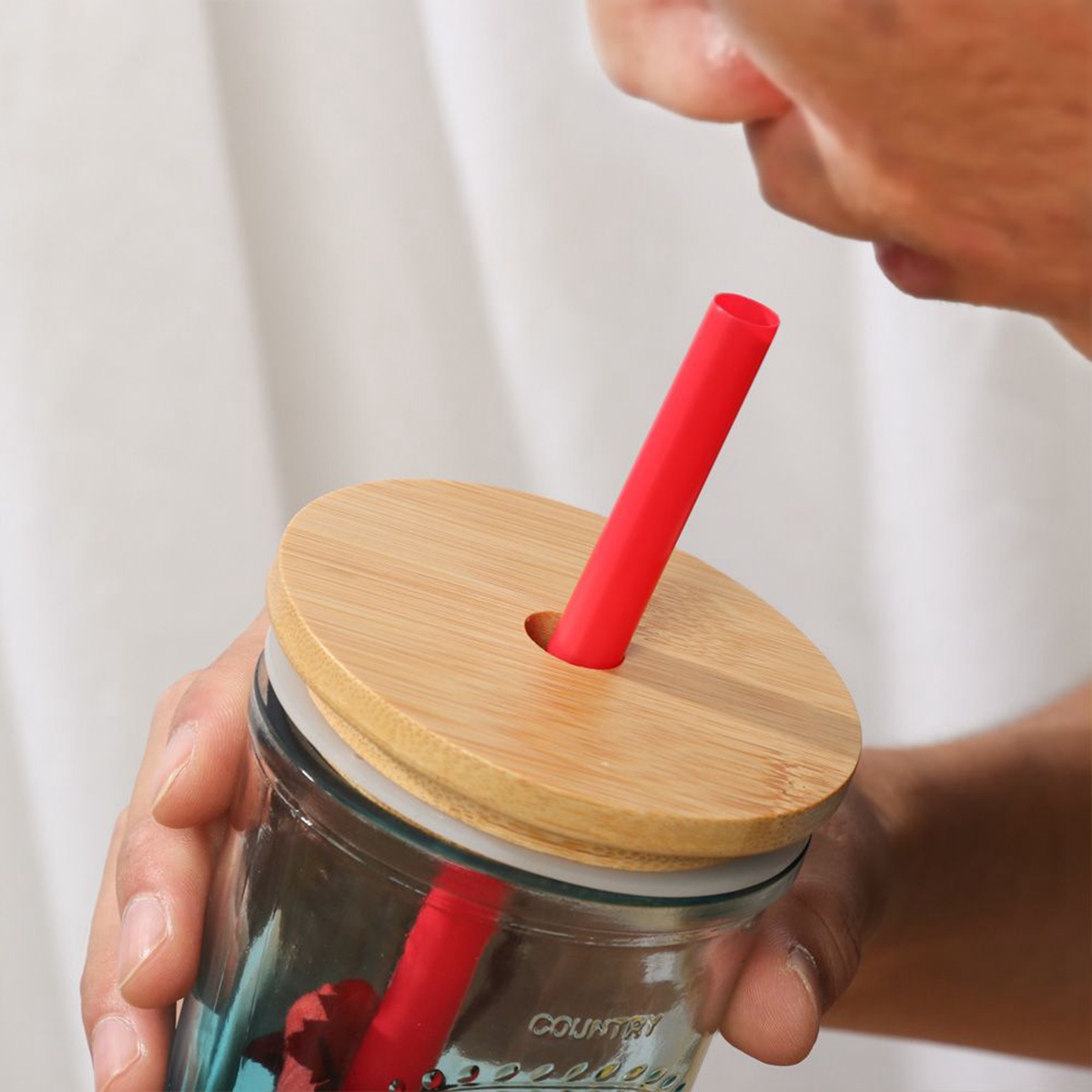 Tapas de madera de bambú reuti - Bean Hopper Lid reseña y precio