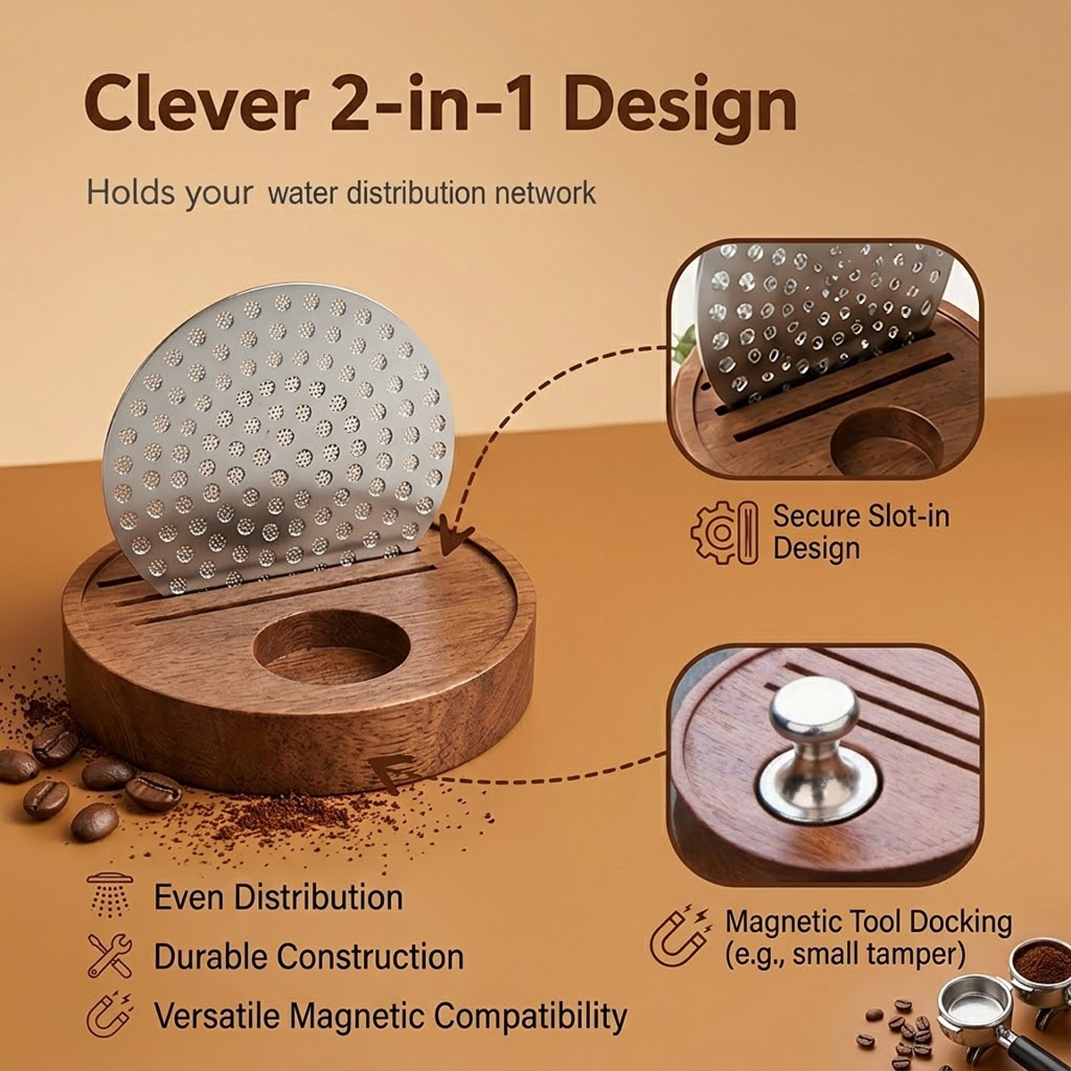 58mm 1/2/3 Piezas de Rejilla p - Coffee Equipment Organizer reseña y precio