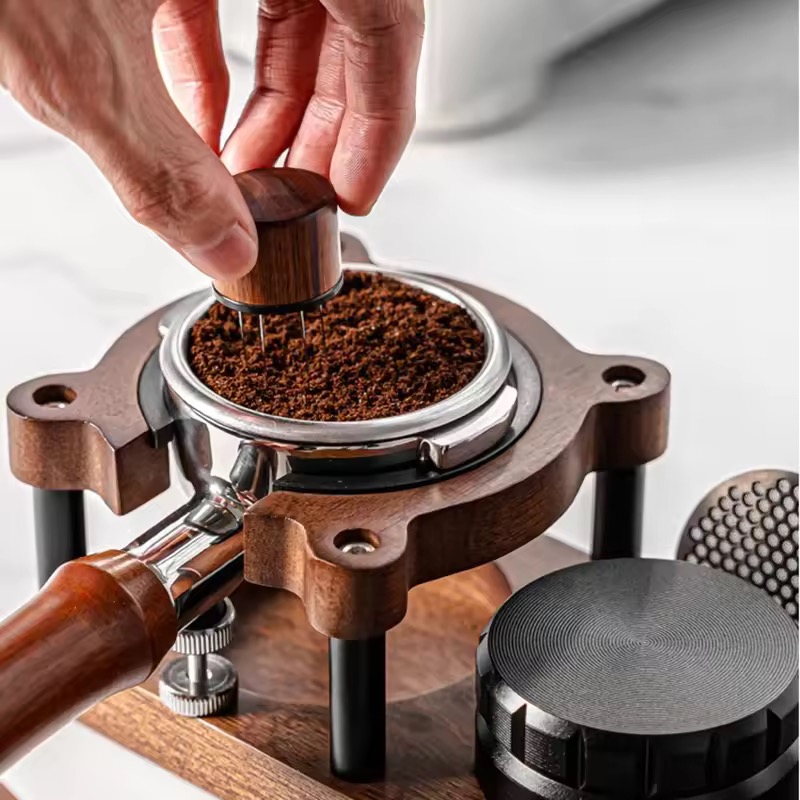 Soporte de Madera para Tamper  - Coffee Equipment Organizer reseña y precio